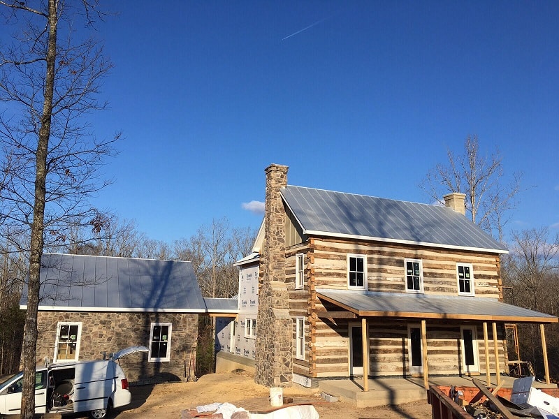 Vintage Log Cabin Spear Builders of VA